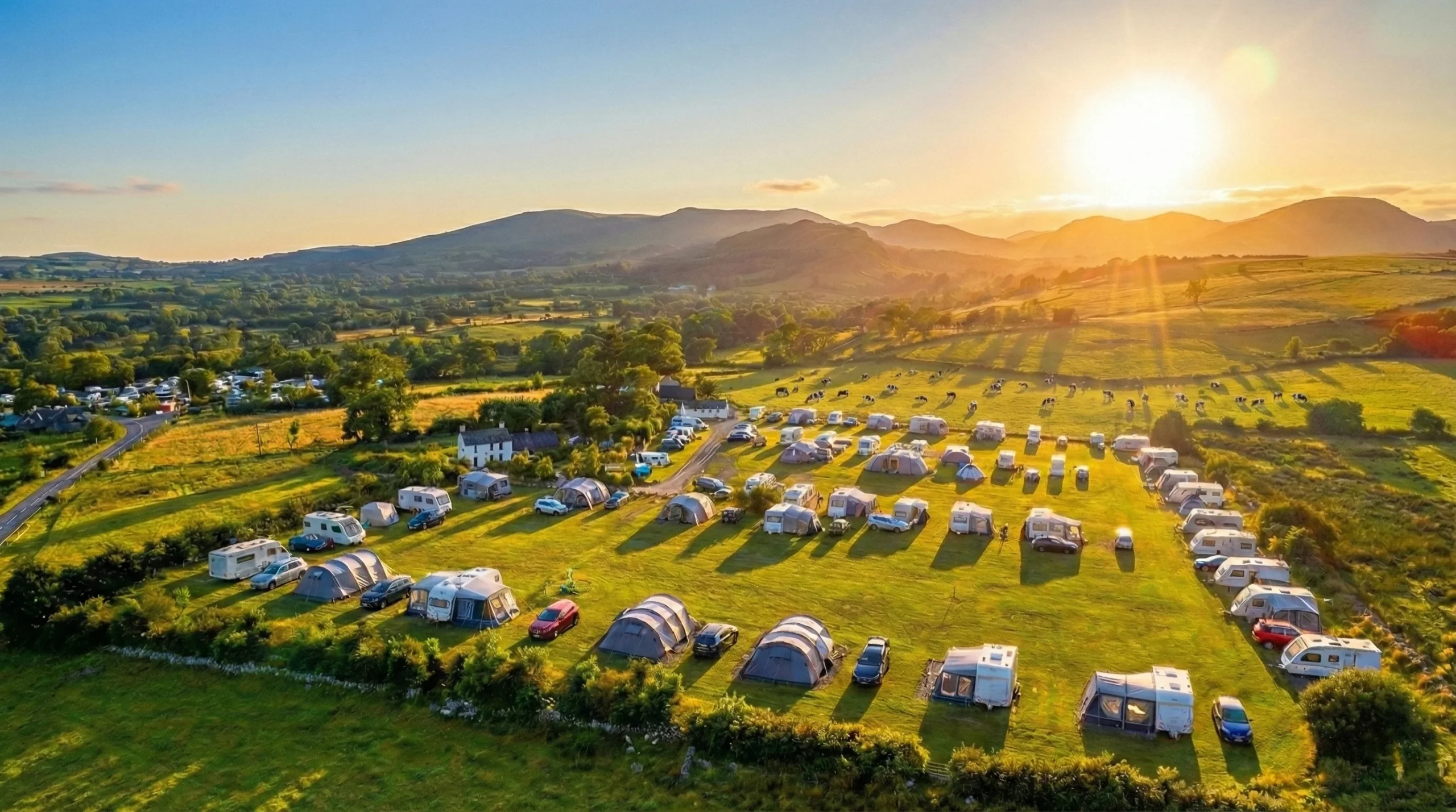 llwyn bugeilydd parc gwersylla caravan & camping